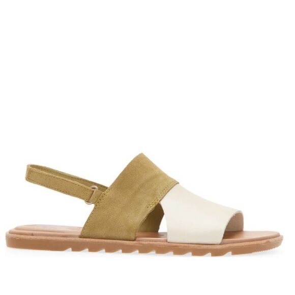 SOREL Ella II Slingback Leather Sandal, Comfort Shoe Olive Beige Size 10.5, NWT - Picture 13 of 16